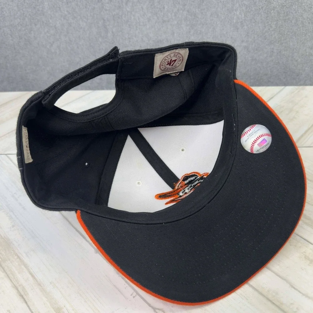 Baltimore Orioles 47' MLB Hat Adult OSFM‎ Adjustable Baseball Cap Orange Black